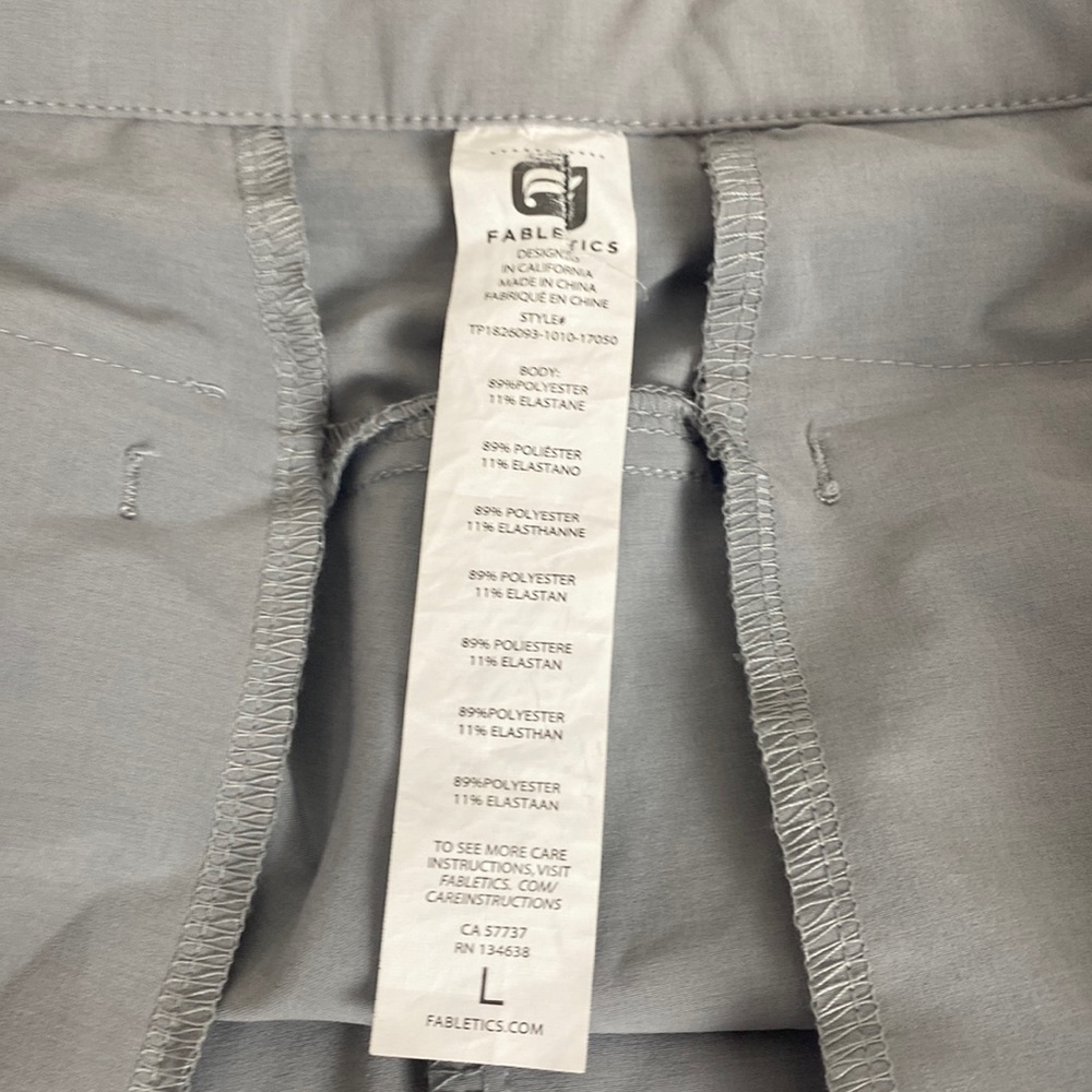 Fabletics The Only Pants Gray Performance Stretch… - image 8